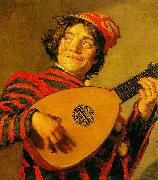 Frans Hals Jester with a Lute Sweden oil painting reproduction